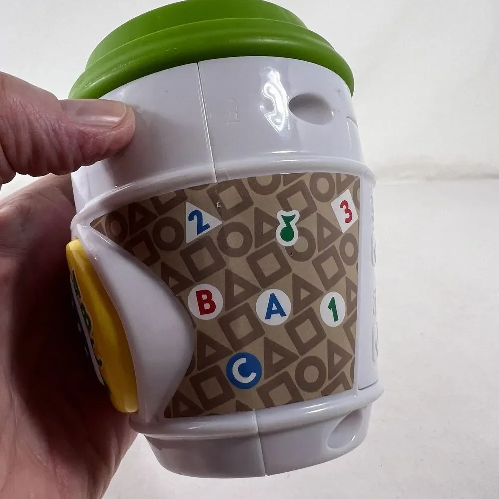 Fisher Price - Laugh and Learn - On The Glow Coffee Cup - Lights Music Sounds